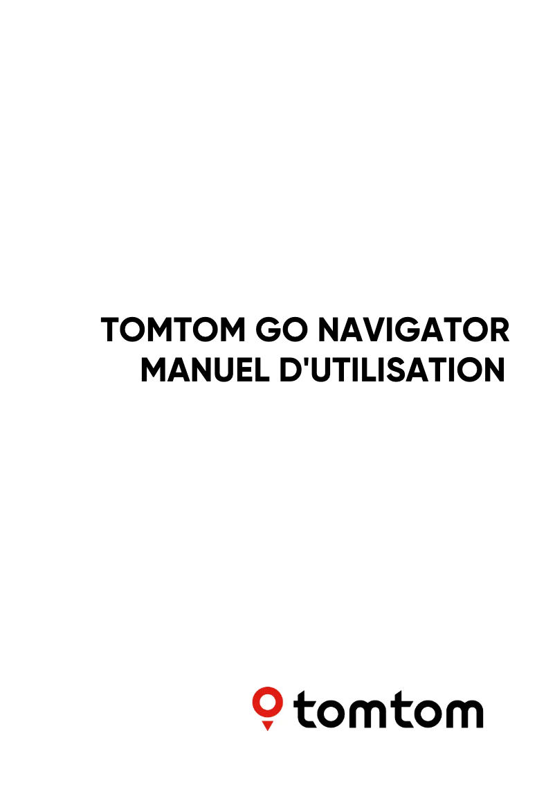 Imagen de la primera página del manual del dispositivo GO Navigator