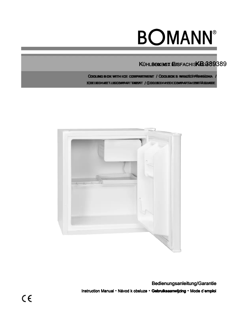 Imagen de la primera página del manual del dispositivo KB 389