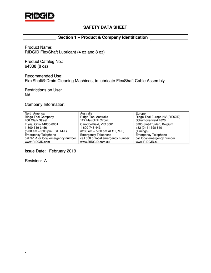 Imagen de la primera página del manual del dispositivo FlexShaft K9-102+