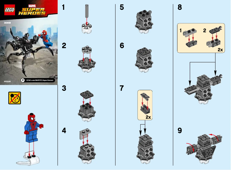 Página 1 del manual Manual de usuario Lego Marvel Super Heroes 30448