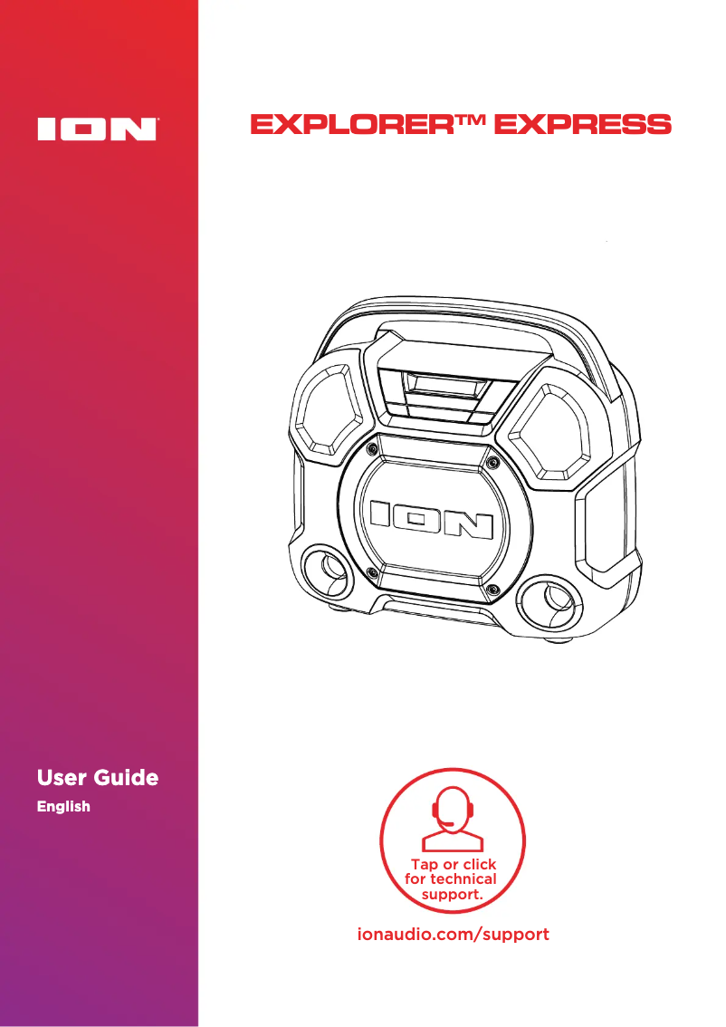 Página nº 1 - Manual de usuario ION Explorer Express
