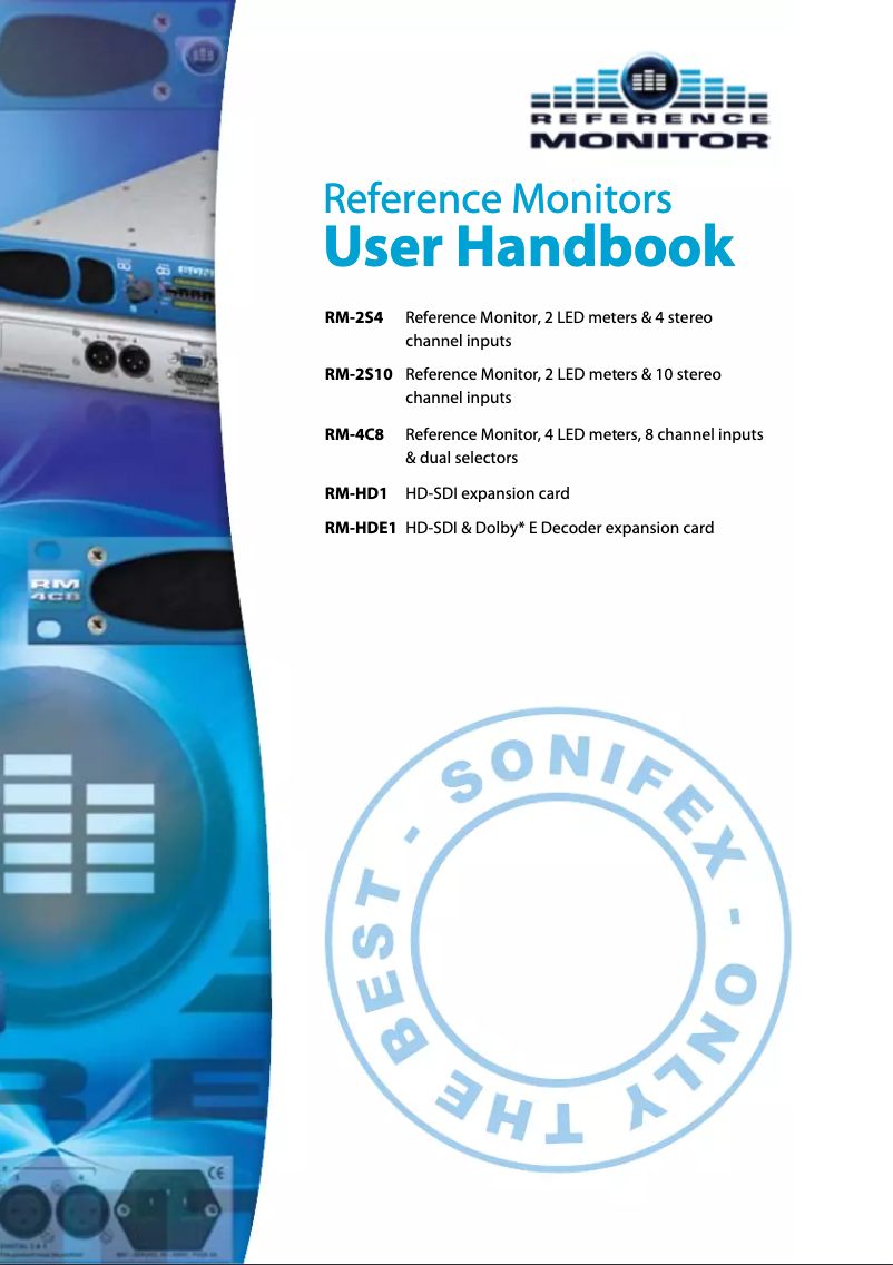 Imagen de la primera página del manual del dispositivo RM-4C8