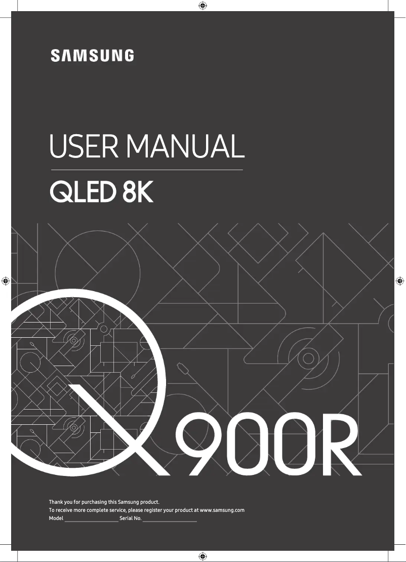 Imagen de la primera página del manual del dispositivo QN55Q900RBG