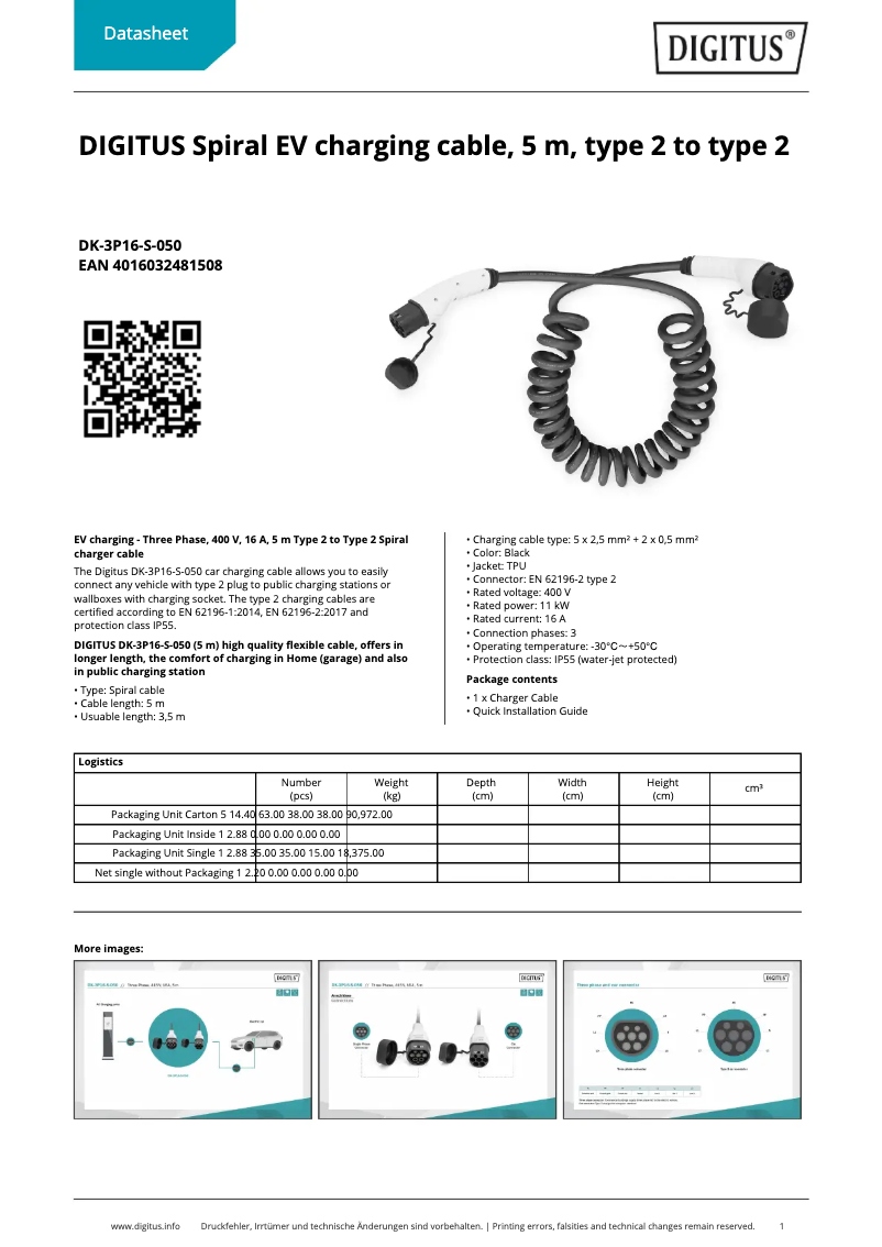 Imagen de la primera página del manual del dispositivo DK-3P16-S-050