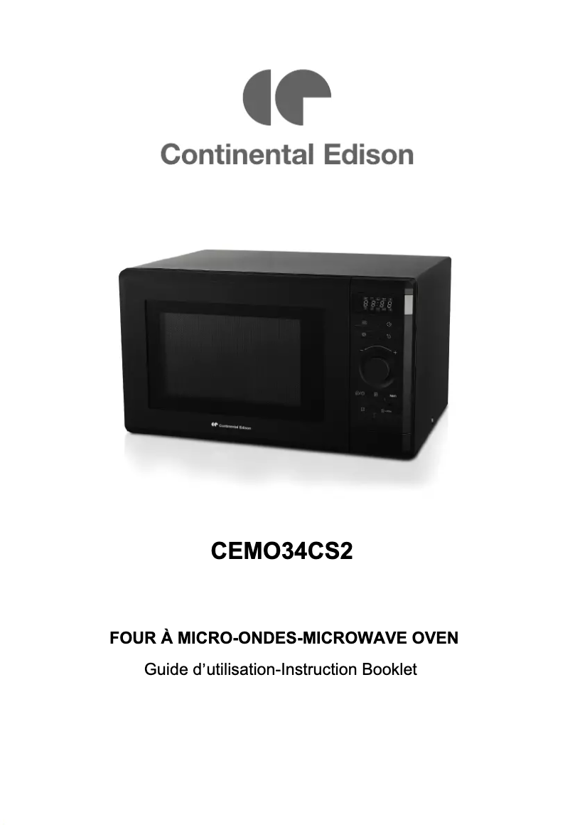 Imagen de la primera página del manual del dispositivo CEMO34CS2