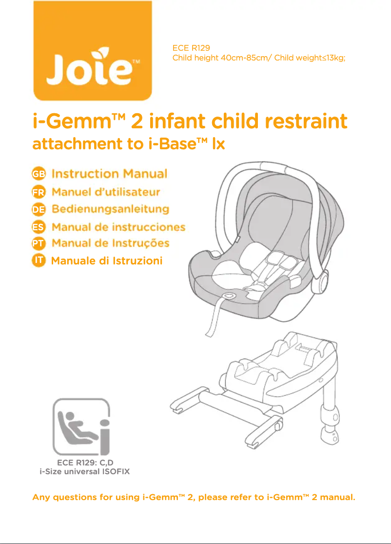 Imagen de la primera página del manual del dispositivo i-Base Lx