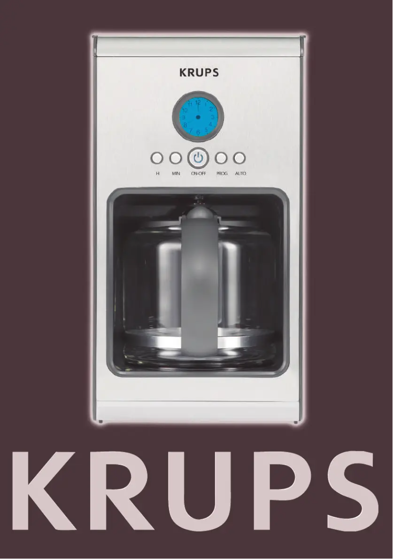 Página 1 del manual Manual de usuario Krups KM1000