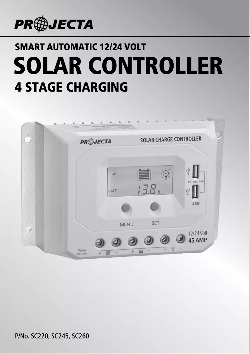 Imagen de la primera página del manual del dispositivo SC245
