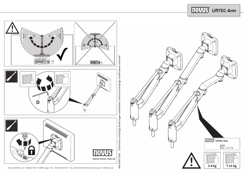 Imagen de la primera página del manual del dispositivo LiftTEC I Dual
