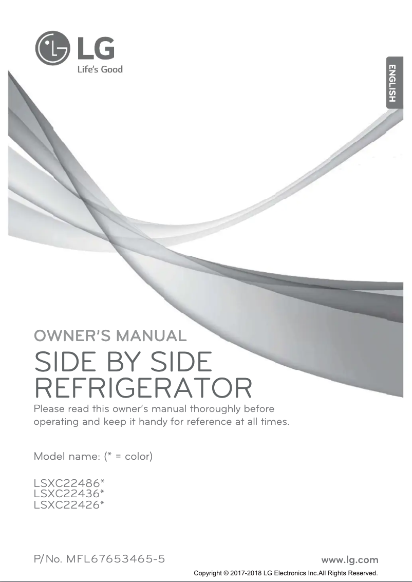 Imagen de la primera página del manual del dispositivo LSXC22436S