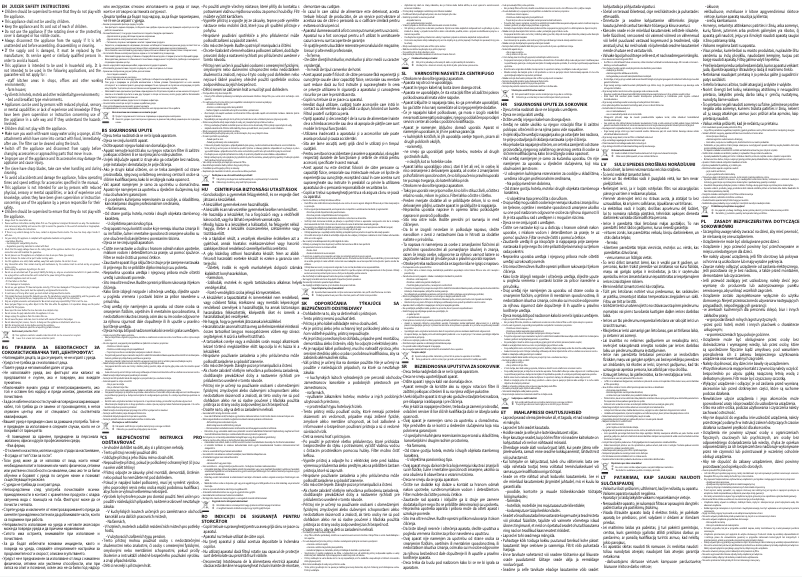 Página 1 del manual Instrucciones / montaje Tefal Easy Fruit ZE610