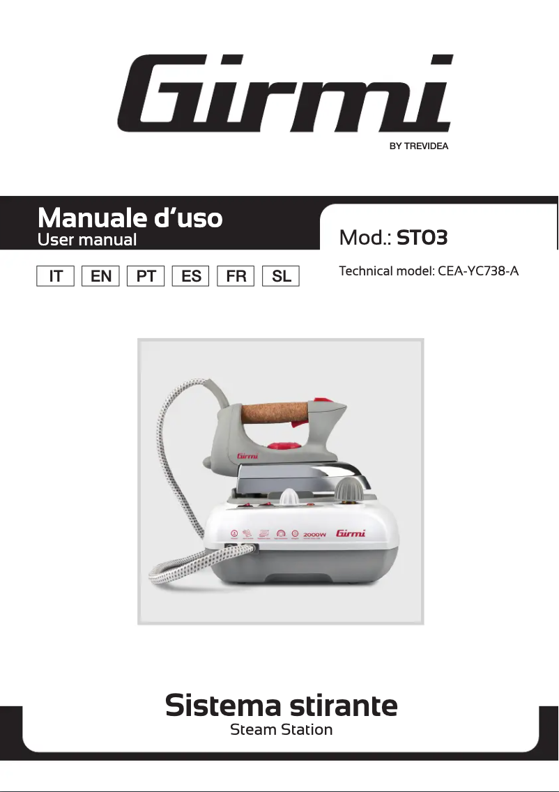 Imagen de la primera página del manual del dispositivo ST03