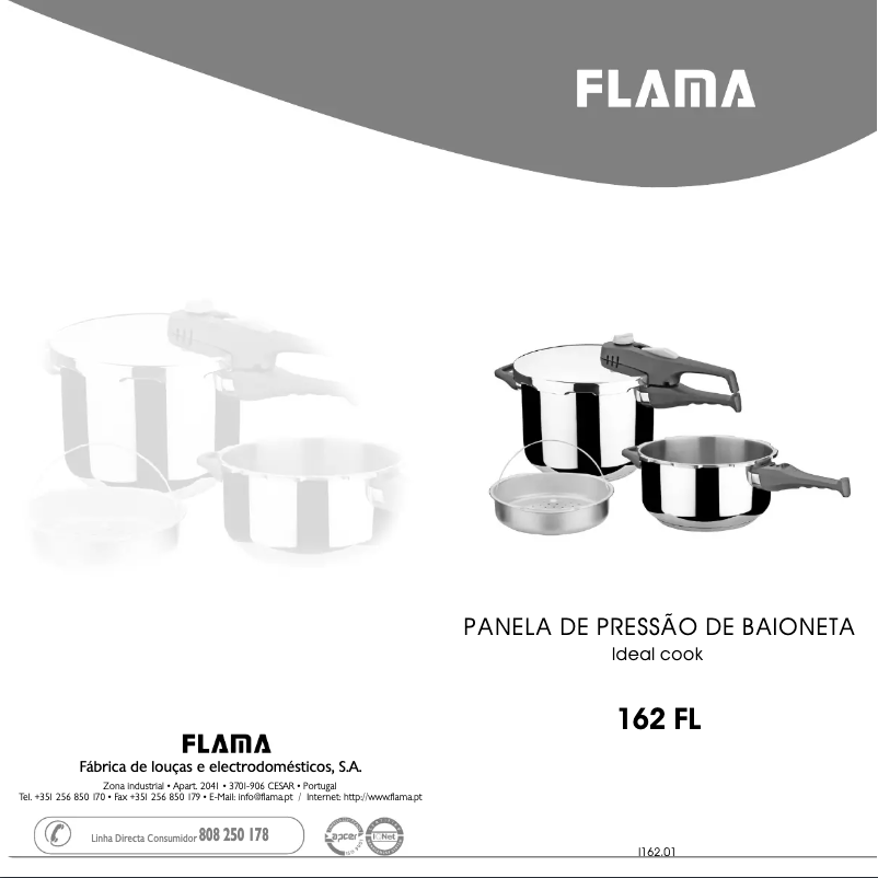Página 1 del manual Manual de usuario Flama 162FL