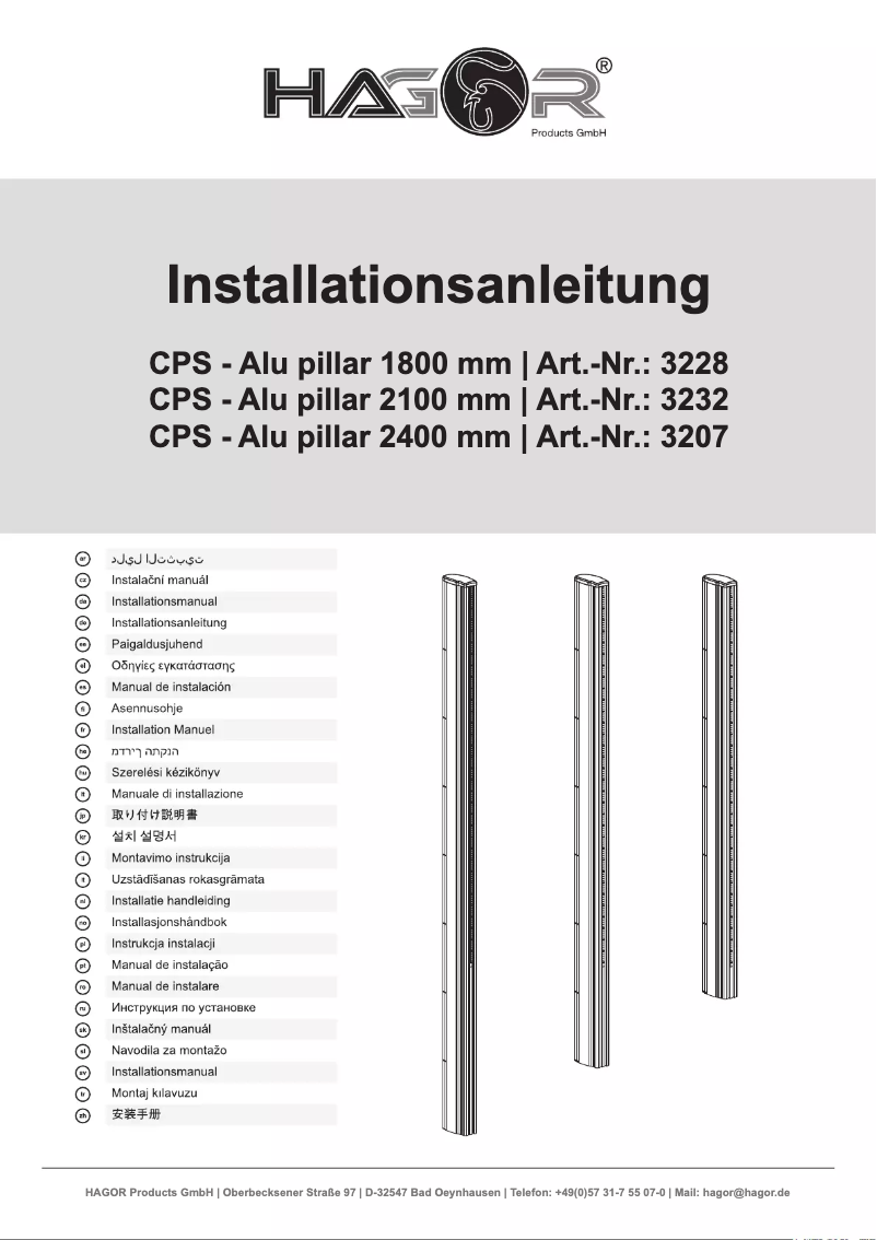 Página 1 del manual Manual de usuario Hagor 3216