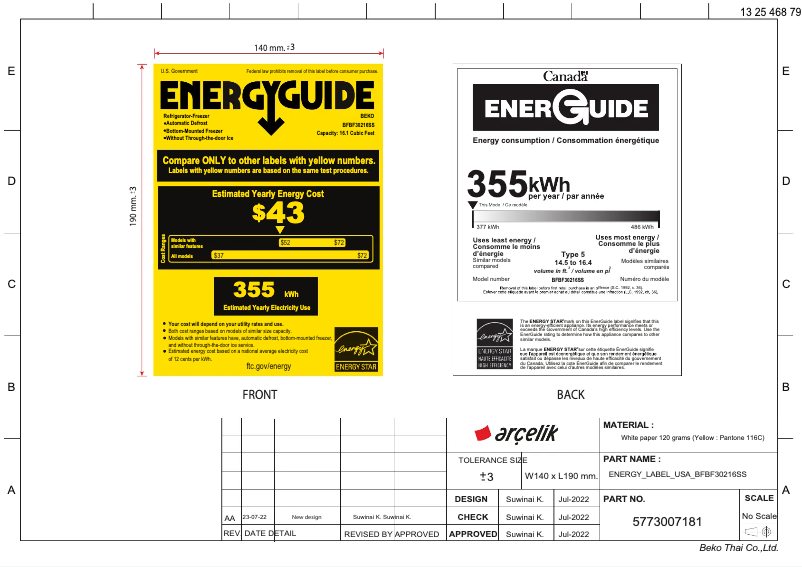 Imagen de la primera página del manual del dispositivo BFBF30216SS