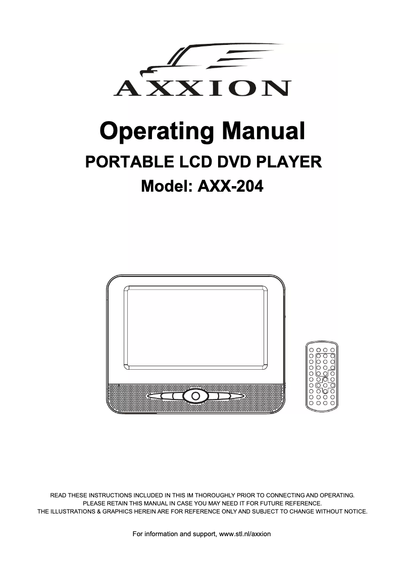 Imagen de la primera página del manual del dispositivo AXX-204