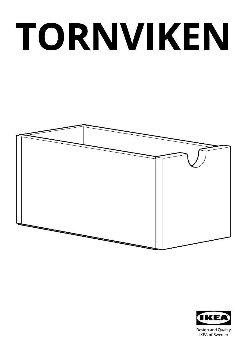 Página 1 del manual Manual de usuario Ikea TORNVIKEN 003.589.71