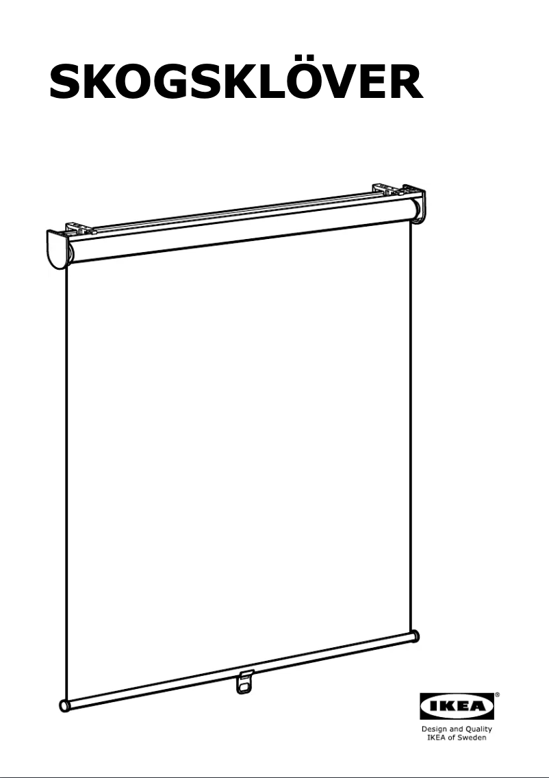 Página 1 del manual Manual de usuario Ikea SKOGSKLOVER