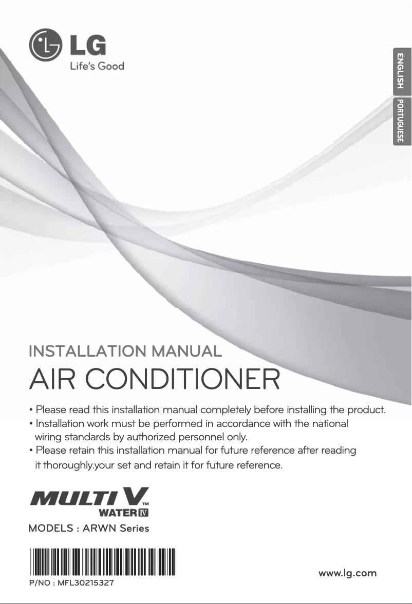 Imagen de la primera página del manual del dispositivo MULTI V ARWN200LAS4