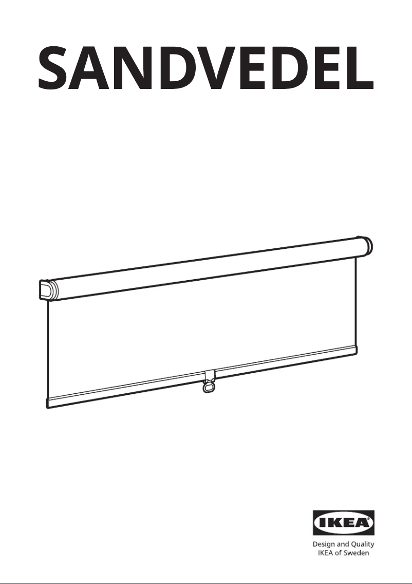 Página 1 del manual Manual de usuario Ikea SANDVEDEL 804.671.98