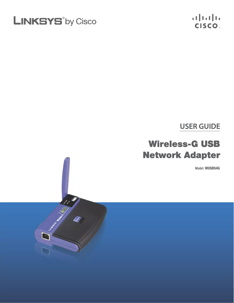 Página 1 del manual Manual de usuario Linksys WUSB54G