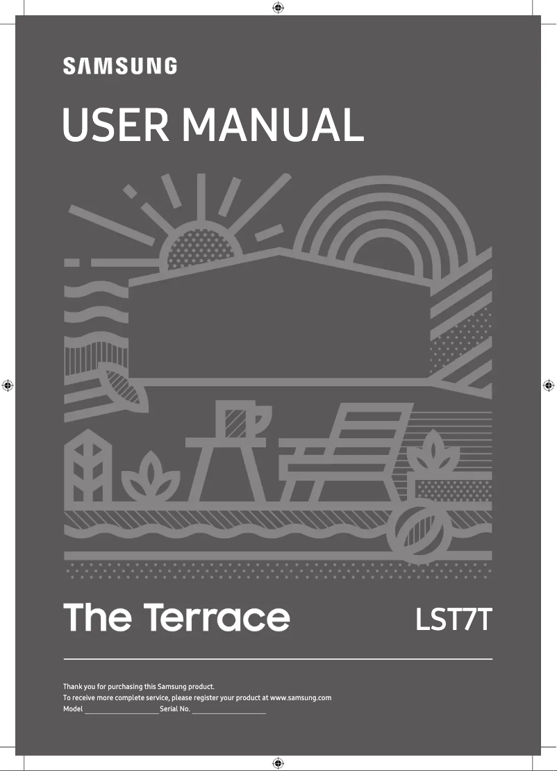 Imagen de la primera página del manual del dispositivo The Frame 55LS03A