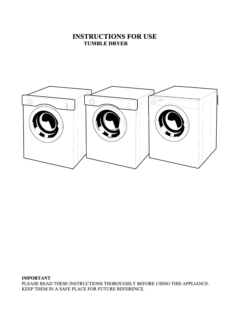 Página 1 del manual Manual de usuario White Knight 37AW