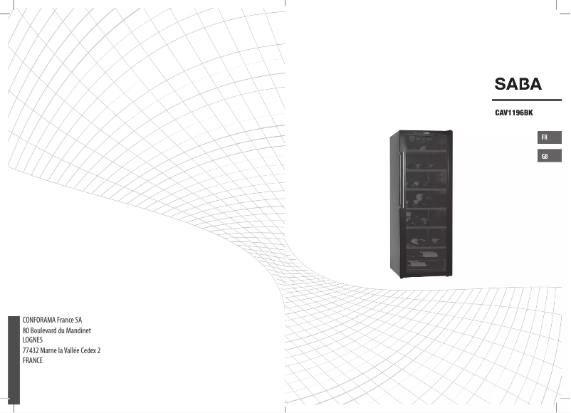 Página nº 1 - Manual de usuario Saba CAV1196BK