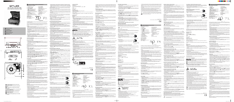 Imagen de la primera página del manual del dispositivo MT-110 DS