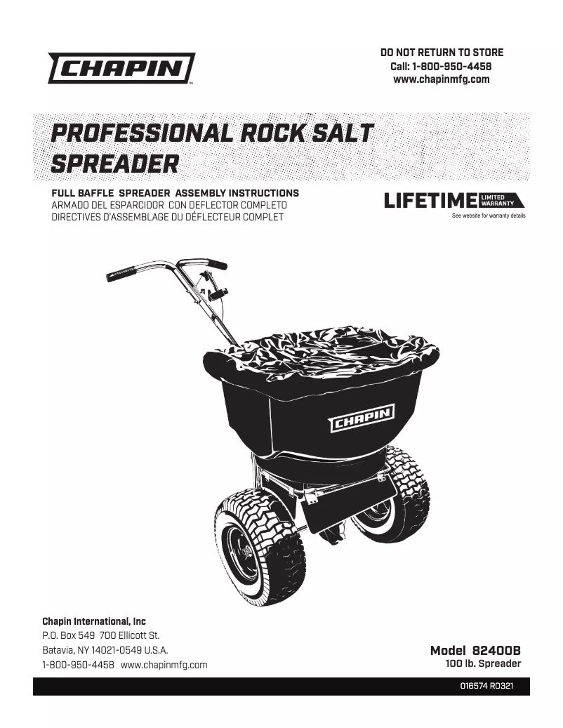 Imagen de la primera página del manual del dispositivo 82400B