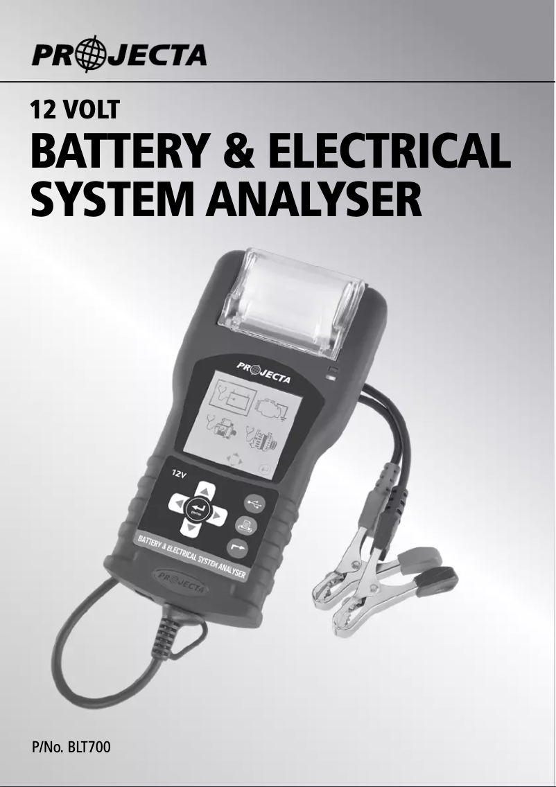 Imagen de la primera página del manual del dispositivo BLT700