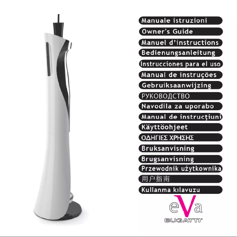 Página 1 del manual Manual de usuario Bugatti Eva