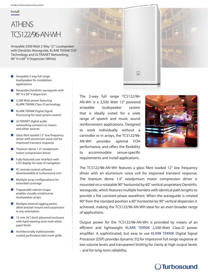 Imagen de la primera página del manual del dispositivo TCS152/64