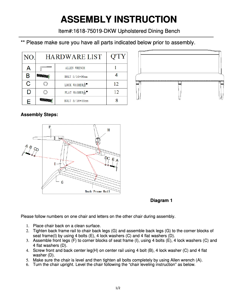 Imagen de la primera página del manual del dispositivo 1618-75019-DKW