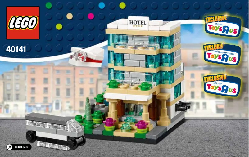 Imagen de la primera página del manual del dispositivo Bricktober Hotel 40141