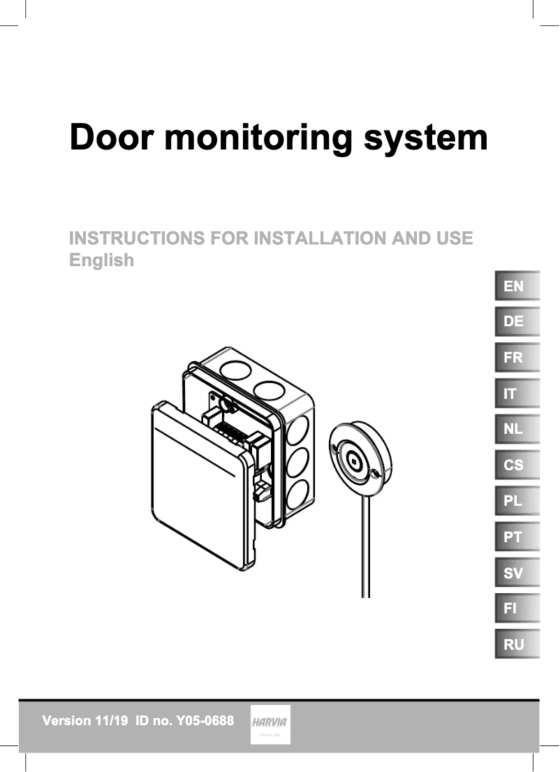 Imagen de la primera página del manual del dispositivo SAB00100