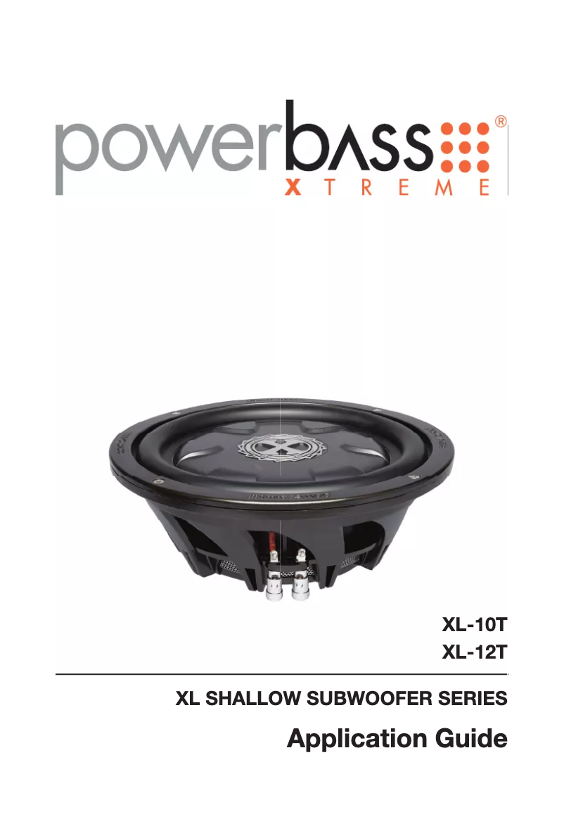 Página 1 del manual Manual de usuario PowerBass Xtreme XL-12T