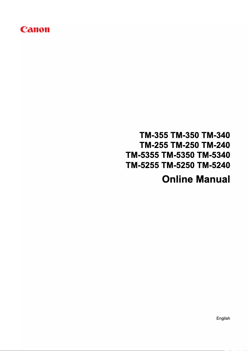 Imagen de la primera página del manual del dispositivo imagePROGRAF TM-255