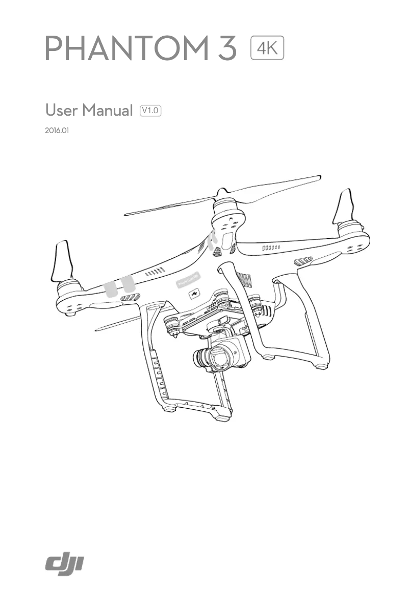 Página 1 del manual Manual de usuario DJI Phantom 3