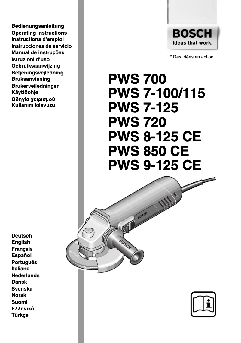 Imagen de la primera página del manual del dispositivo PWS 700-100