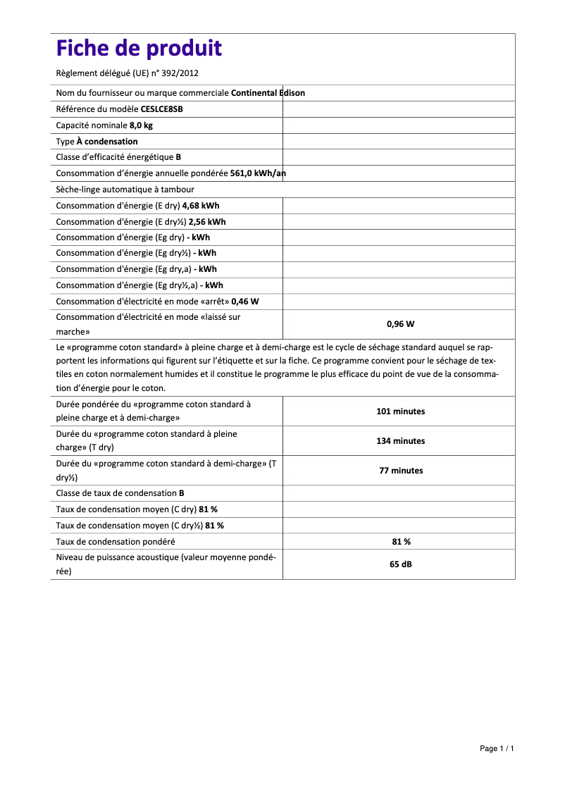 Imagen de la primera página del manual del dispositivo CESLCE8SB