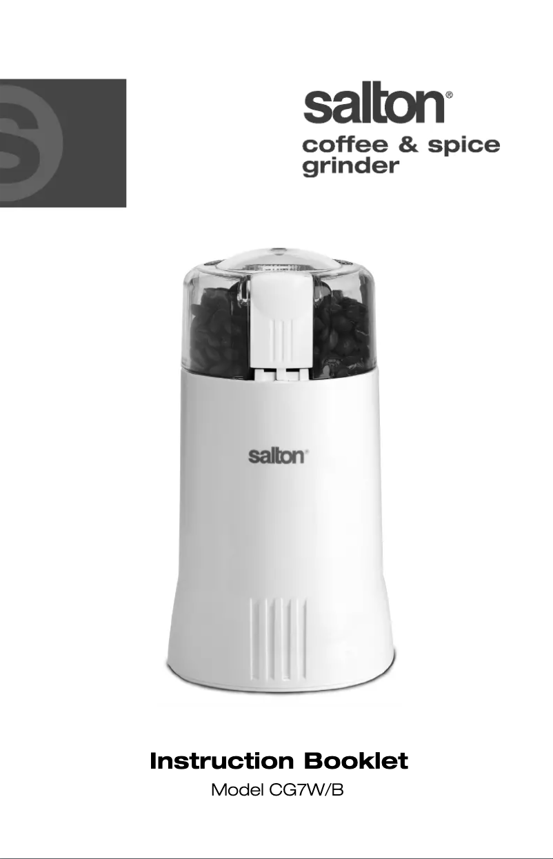 Imagen de la primera página del manual del dispositivo CG7B