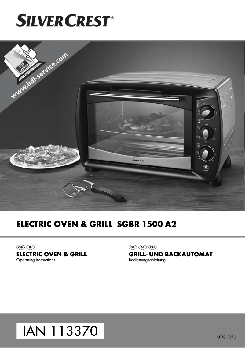 Imagen de la primera página del manual del dispositivo SGBR 1500 A2