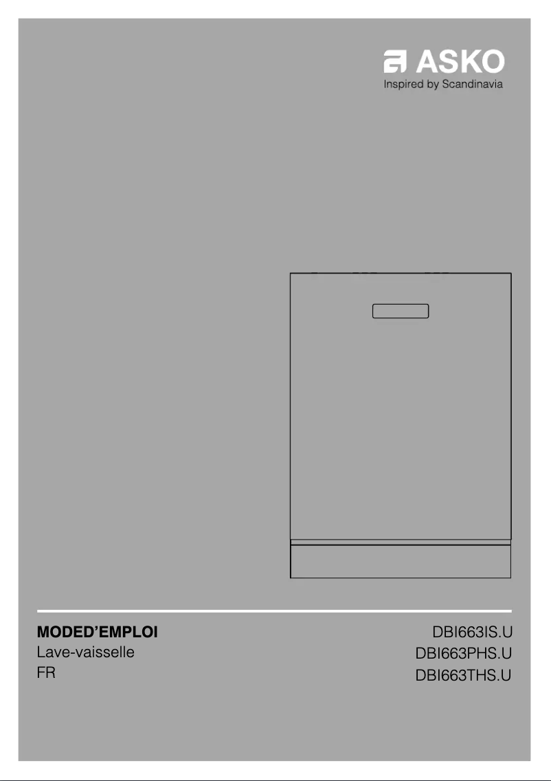 Página 1 del manual Manual de usuario Asko DBI663IS.U