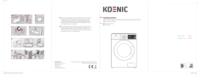 Página 1 del manual Manual de usuario Koenic KWM 10152 B INV