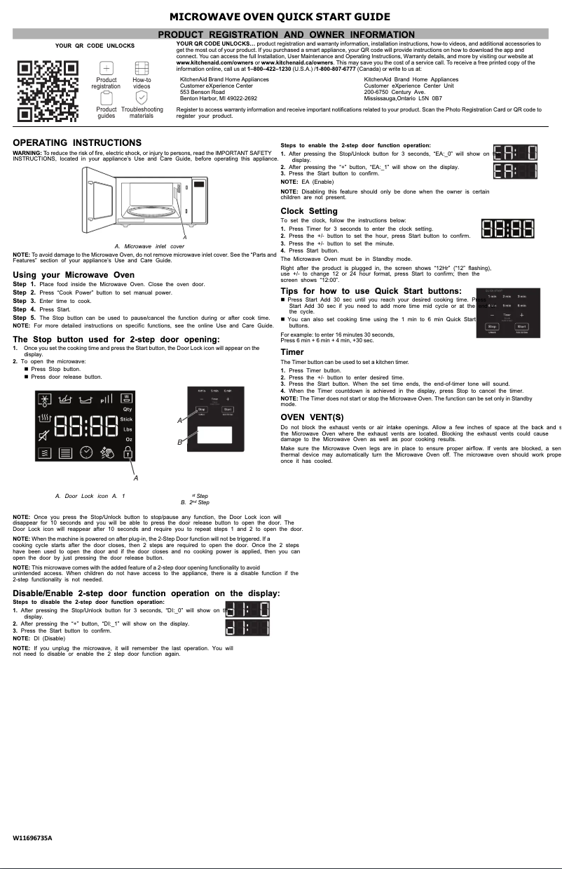 Imagen de la primera página del manual del dispositivo KMCS122RPS