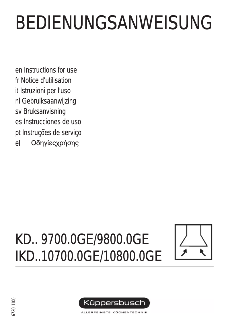 Imagen de la primera página del manual del dispositivo IKD 10700.0