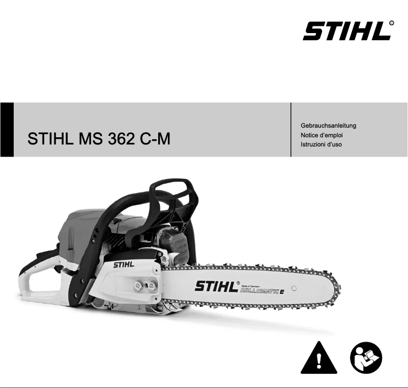 Página 1 del manual Manual de usuario Stihl MS 362 C-M