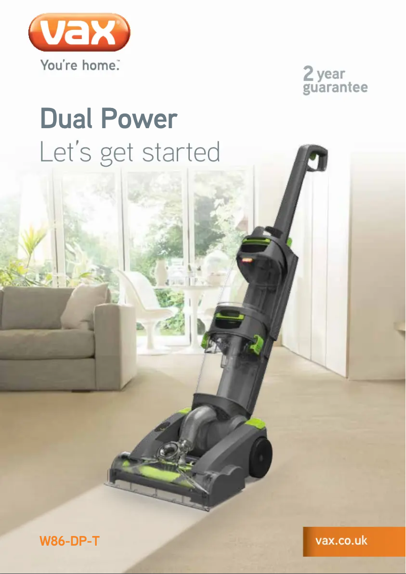 Imagen de la primera página del manual del dispositivo Dual Power W86-DP-T