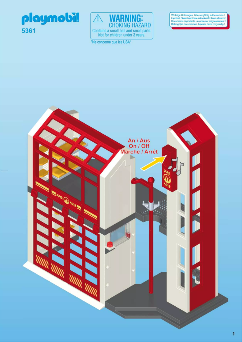 Imagen de la primera página del manual del dispositivo Fire Station with Alarm 5361